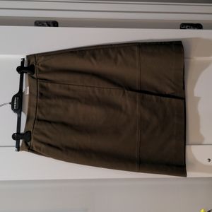 Olive green skirt
